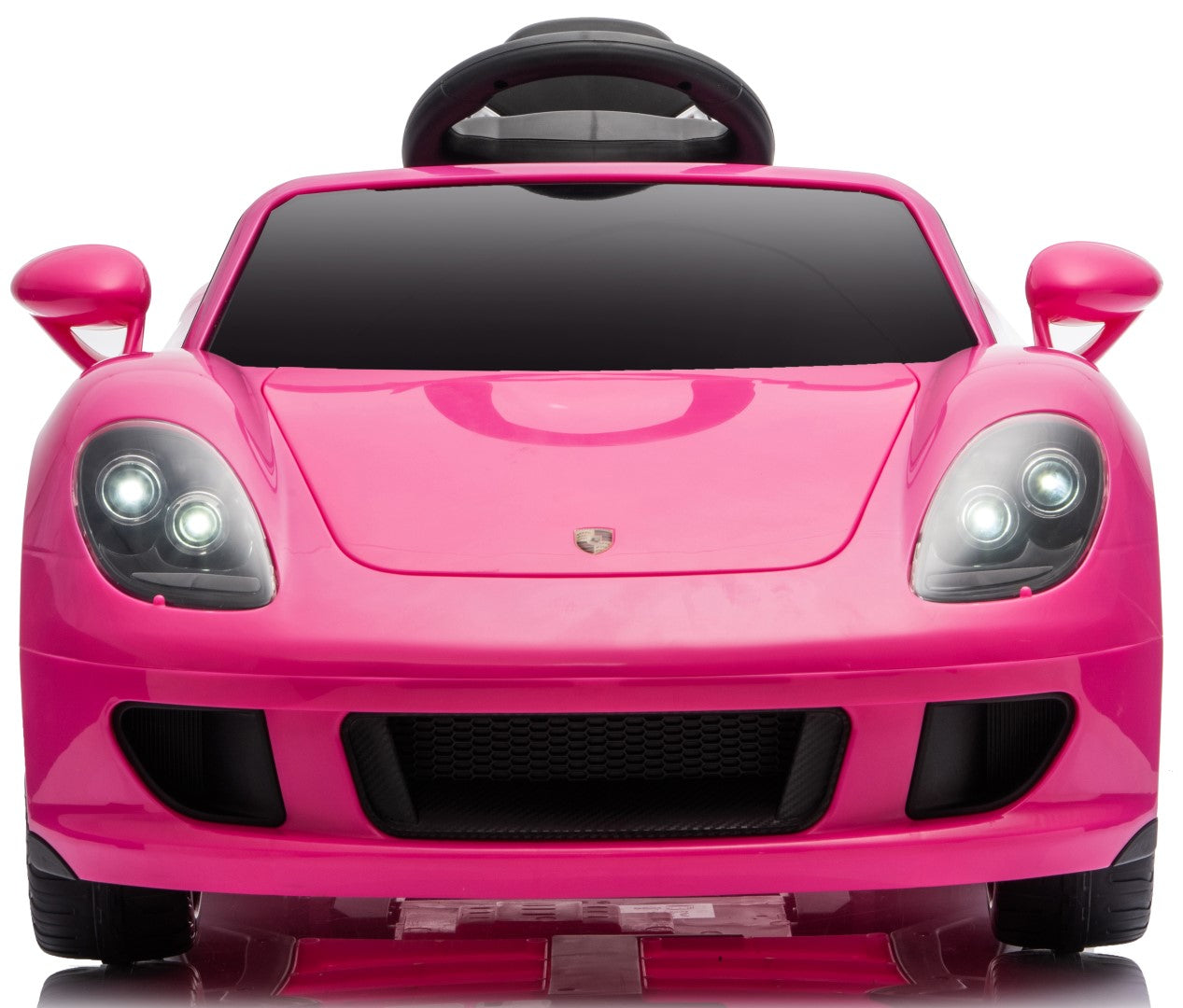 Sun Baby auto na akumulator Porsche Carrera GT Cabrio 12V, pilot, MP3, 2 silniki 390, różowe