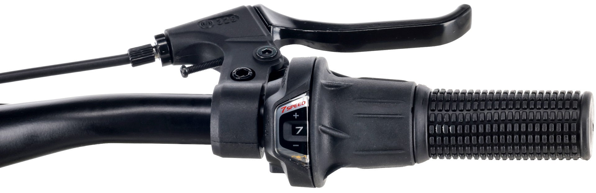 Rower dziecięcy Verdant Calix 26 cali, 7 biegów Shimano, amortyzator, hamulce tarczowe, czarny żółty II gatunek
