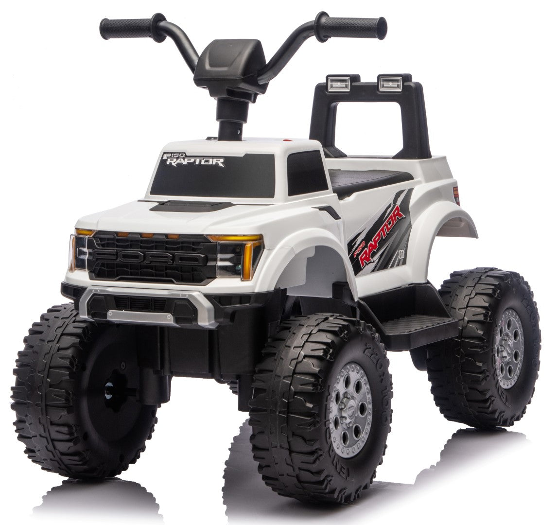 Sun Baby Ford Raptor F150 jeździk elektryczny 12V, 30W, LED, do 30 kg, biały