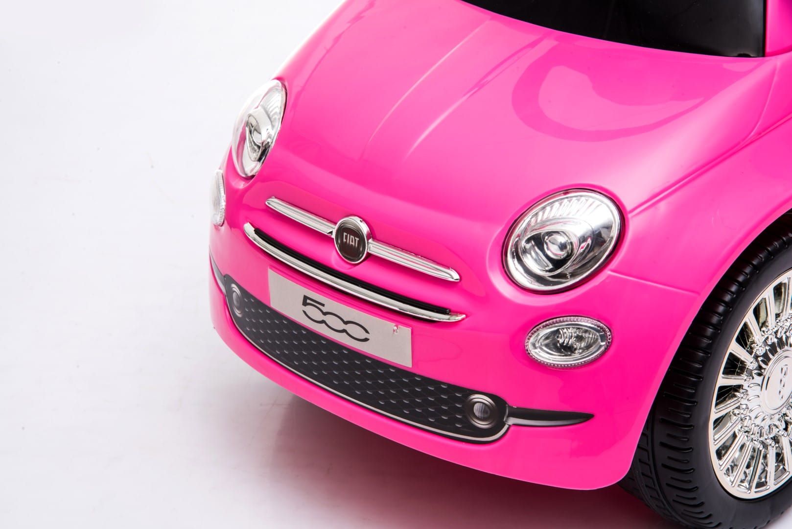 Jeździk pchacz chodzik Fiat 500 różowy