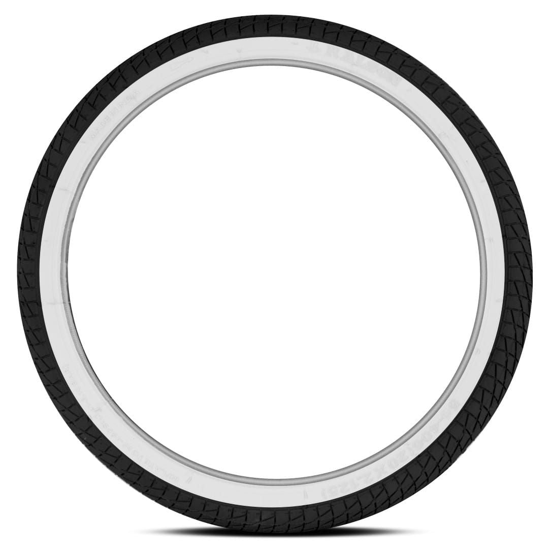 Opona rowerowa 20 cali 20x1,75 47-406 czarno biała