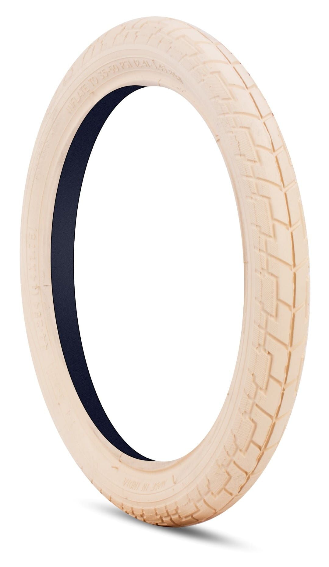 Opona rowerowa 14 cali 14x1,75 44-254 FLOWER - beżowy