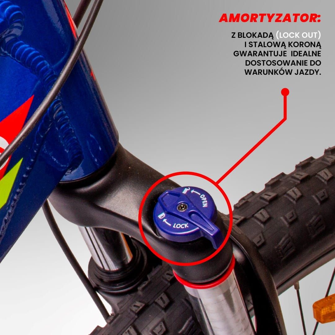 29-Zoll-Mountainbike mit Shimano-Schaltung, leichtem Aluminiumrahmen, Tatra Bikes Horizon, blau