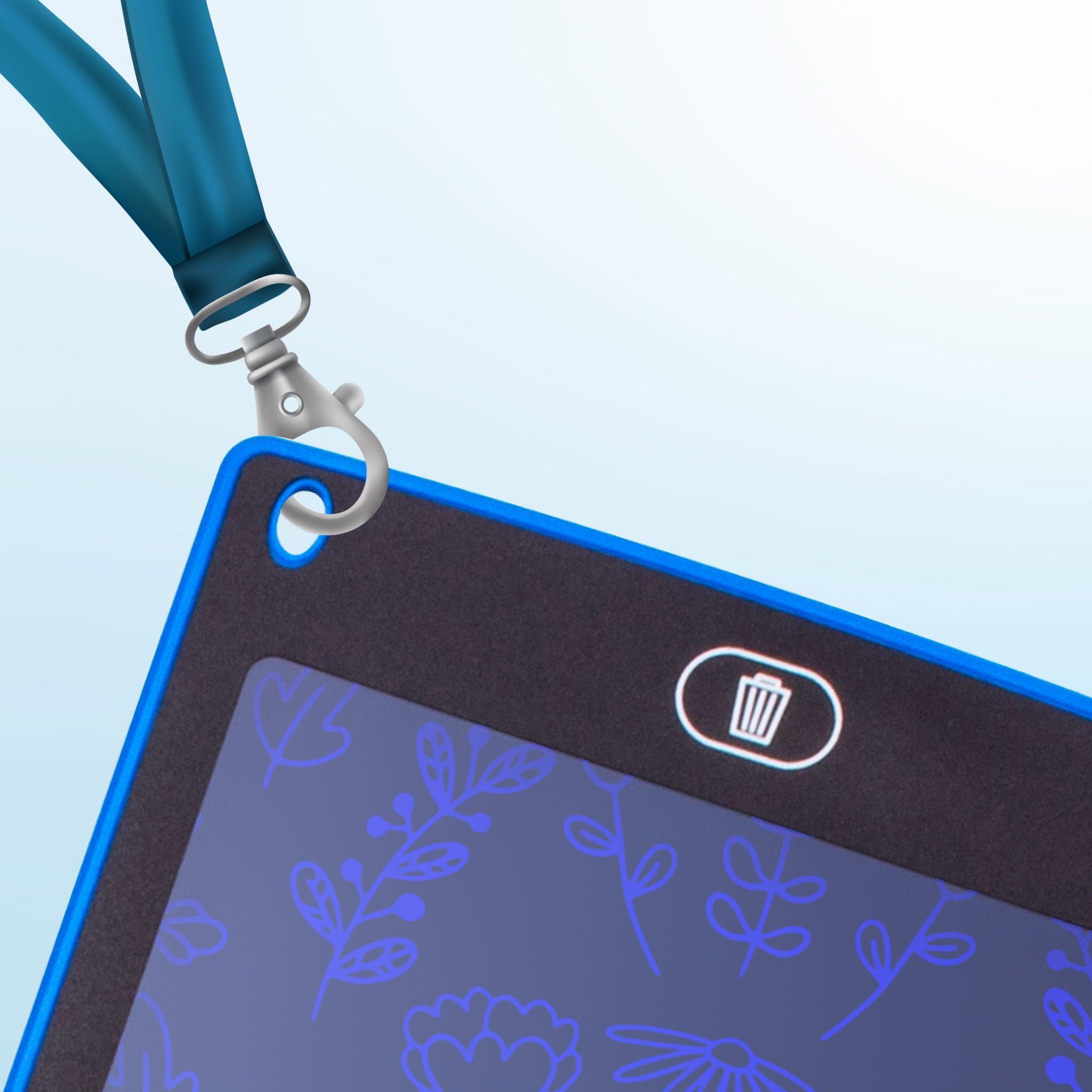 Tablet graficzny do rysowania dla dzieci Znikopis Rysik Tablica Notatnik  8,5 cala niebieski Sun Baby