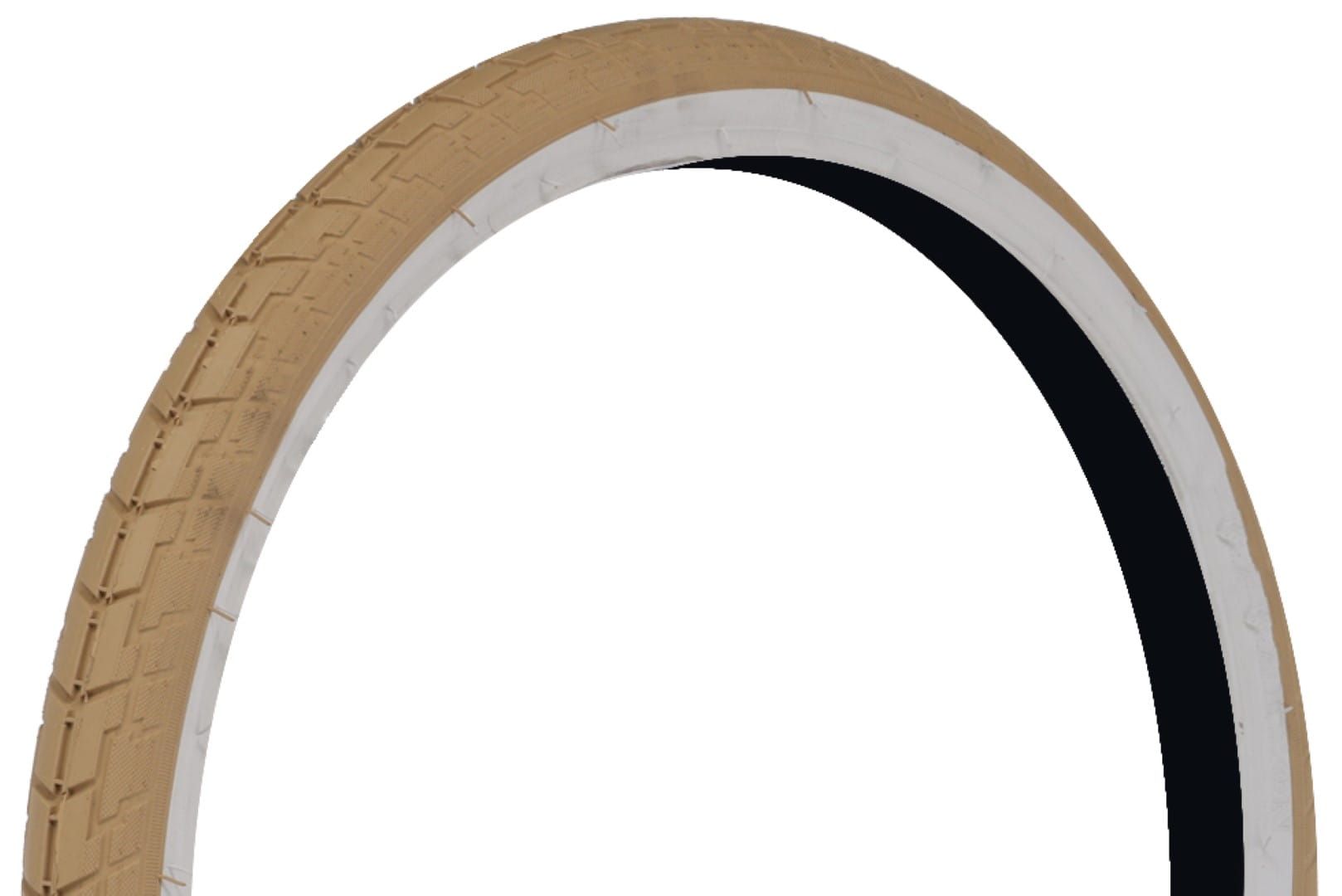 Opona rowerowa 20 cali 20x1,75 47-406 biały beżowy