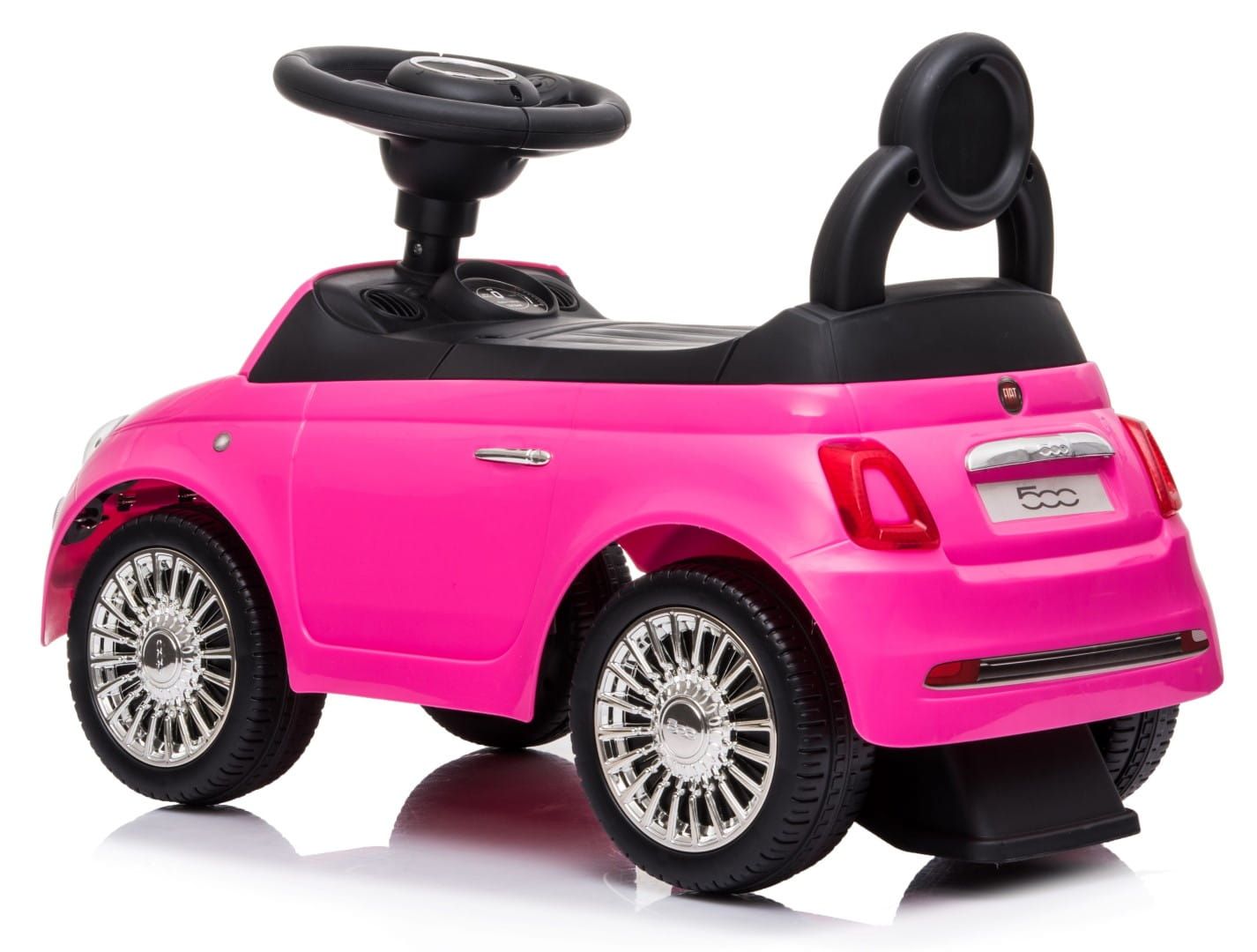 Jeździk pchacz chodzik Fiat 500 różowy