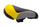 Children's soft sports bicycle seat 12-16 inches black and yellow