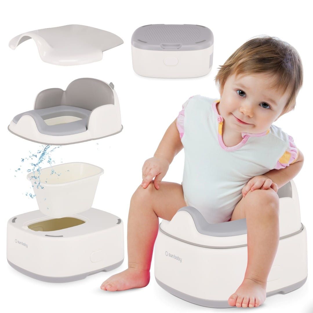 Nocnik dla dzieci 3w1 Toaleta WC Nakładka Podest Podnóżek Sun Baby