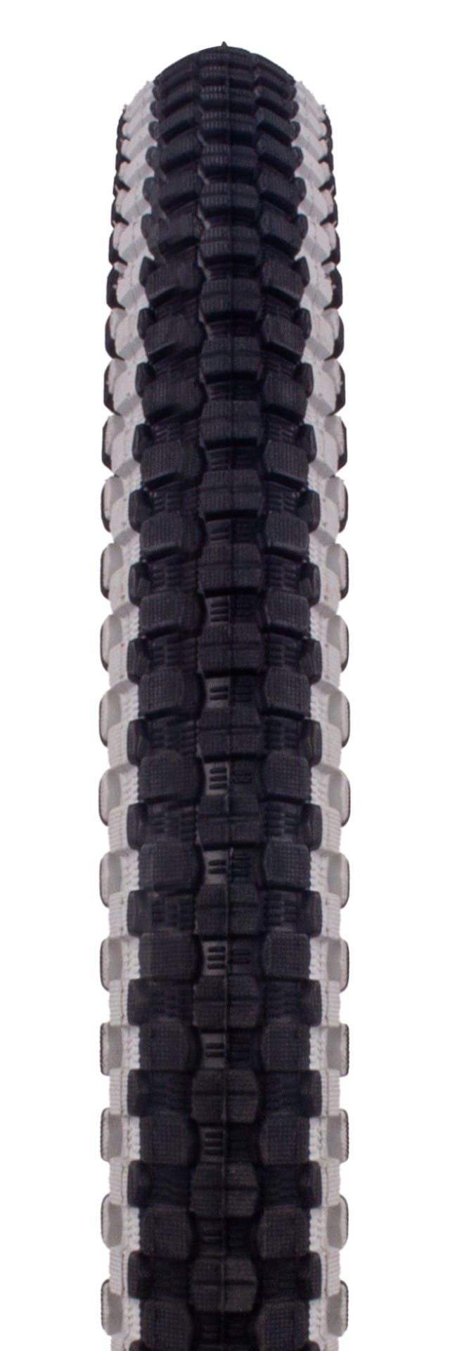 Opona rowerowa 20cali 20x2,4 62-406 TIGER czarny z paskiem biały