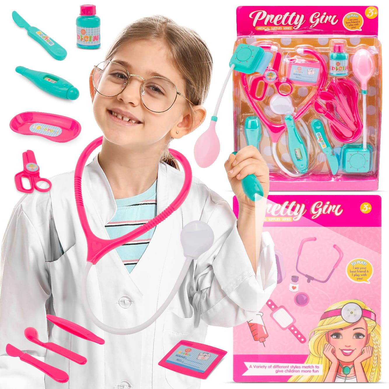 Zestaw lekarski dla dzieci mały doktor lekarz Sun Baby