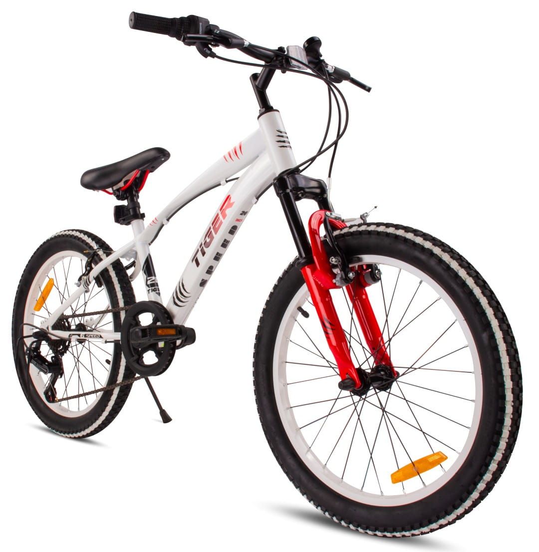 Opona rowerowa 20cali 20x2,4 62-406 TIGER czarny z paskiem biały