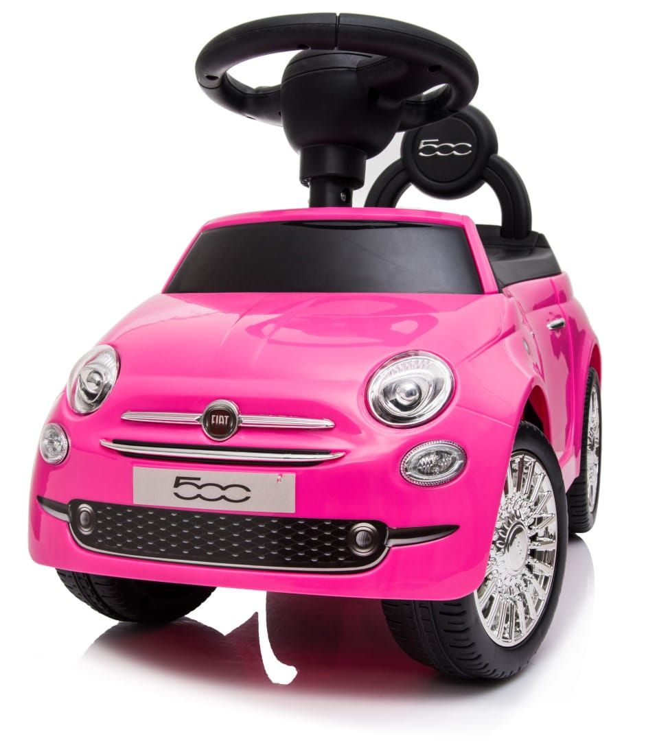 Jeździk pchacz chodzik Fiat 500 różowy
