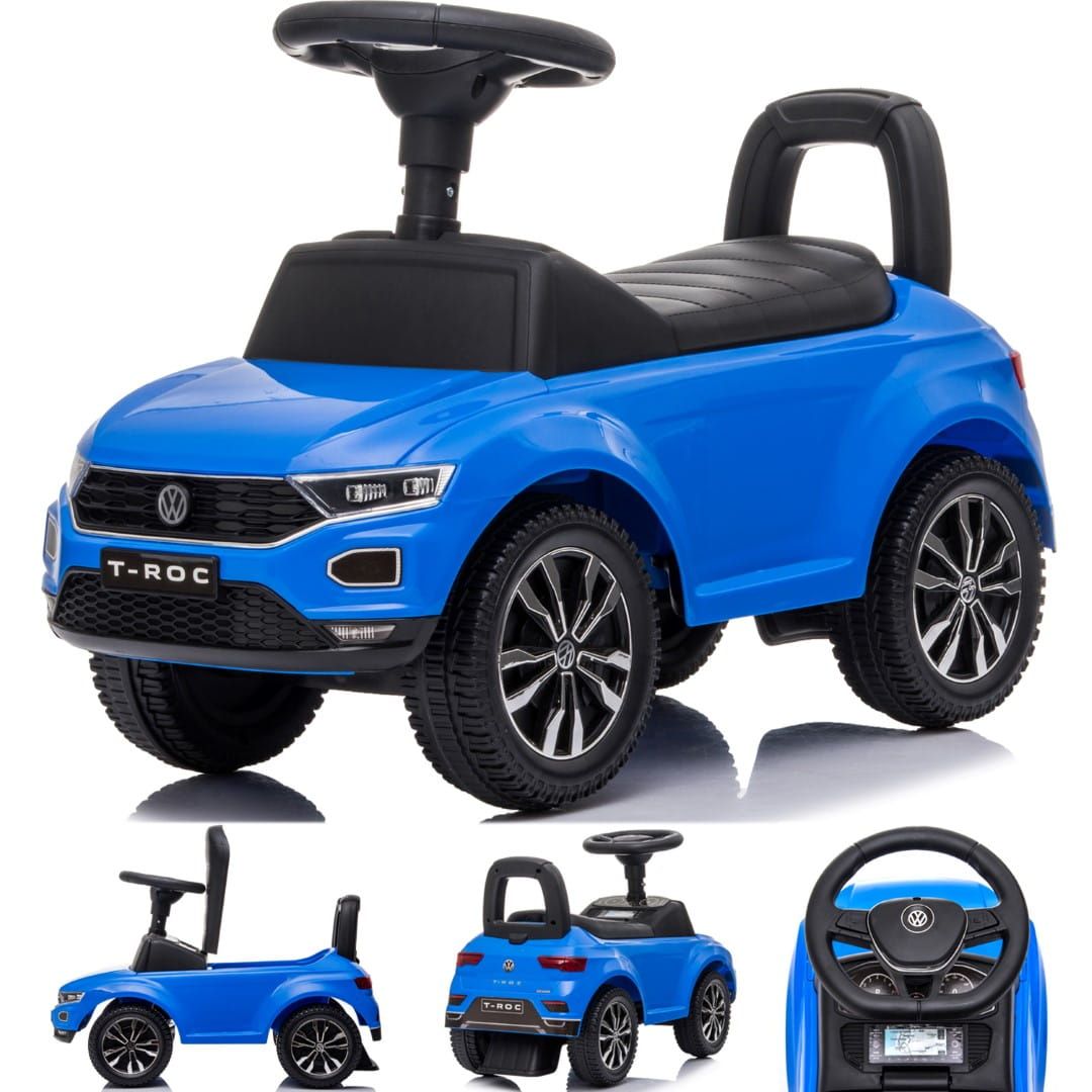 Jeździk pchacz chodzik Volkswagen T-Roc niebieski