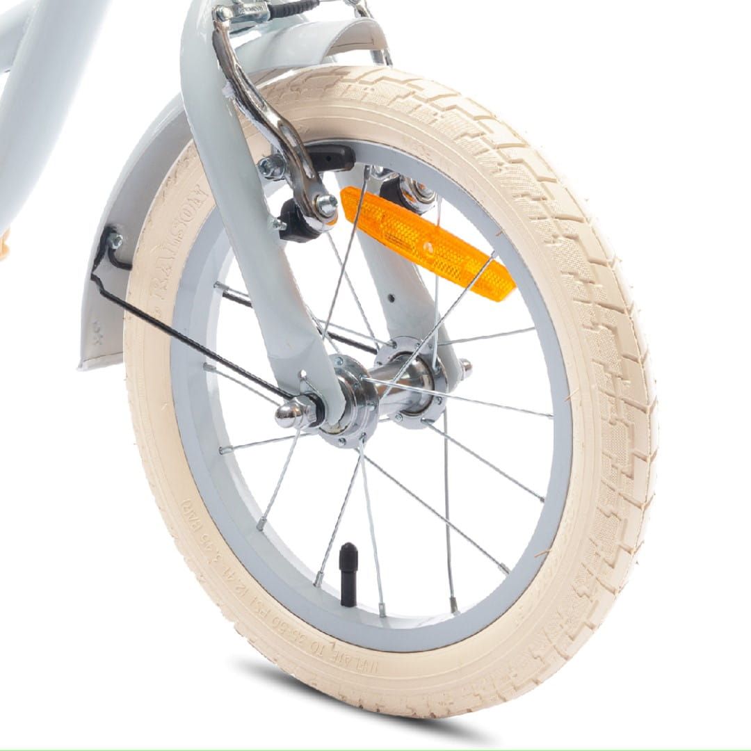 Opona rowerowa 14 cali 14x1,75  44-254 jasny kremowy