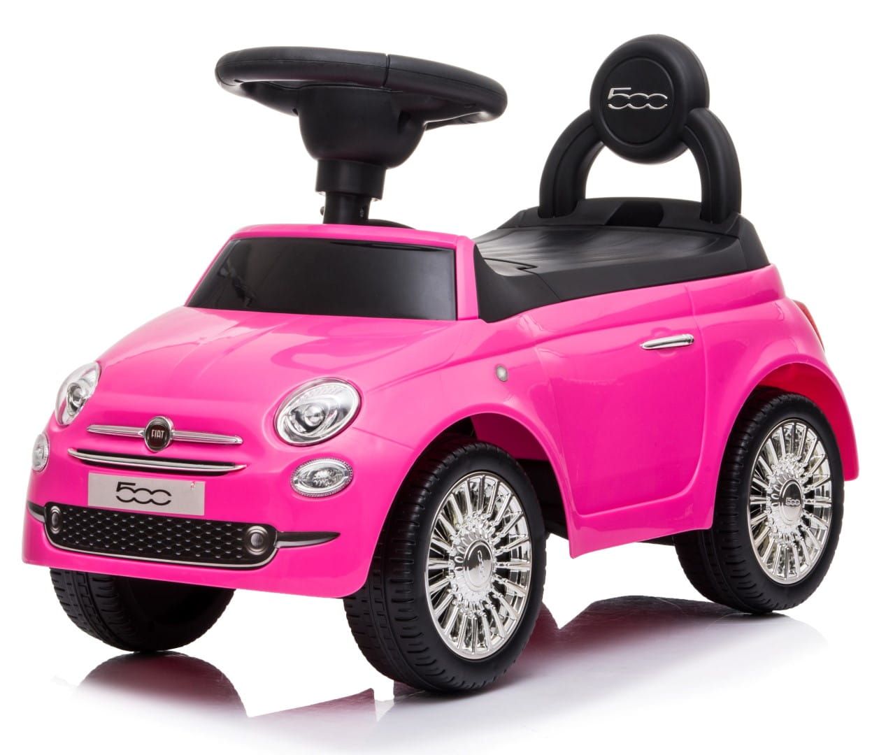 Jeździk pchacz chodzik Fiat 500 różowy