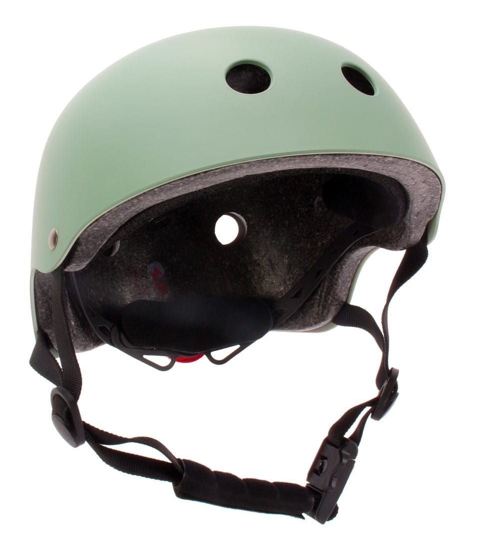 Kask rowerowy dla dzieci HEART BIKE Love 2 RIDE S 50-54 cm lampka LED klips magnetyczny Pistachio