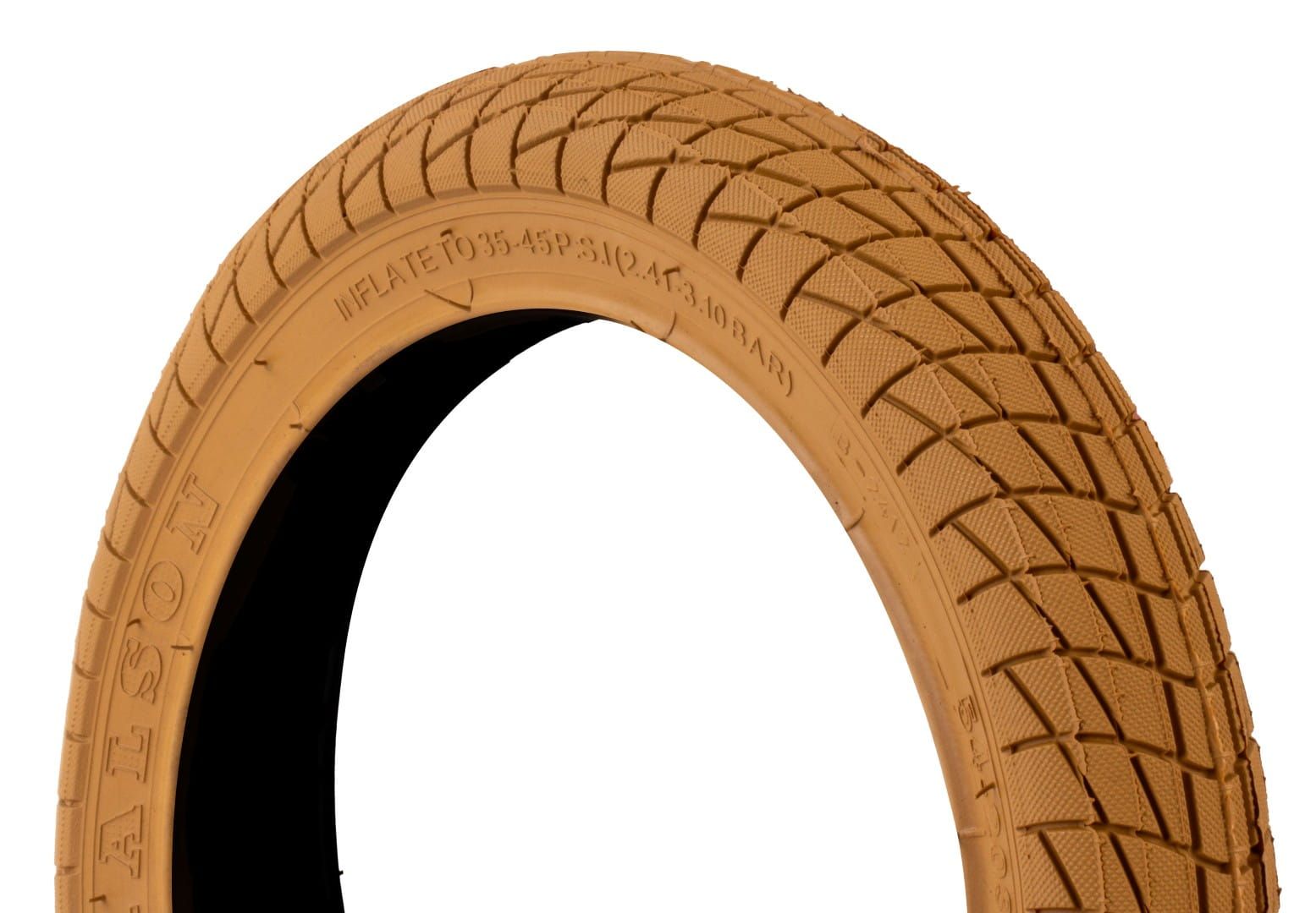 Opona rowerowa 12 cali 12 1/2x2,125 54-203 ciemny beżowy