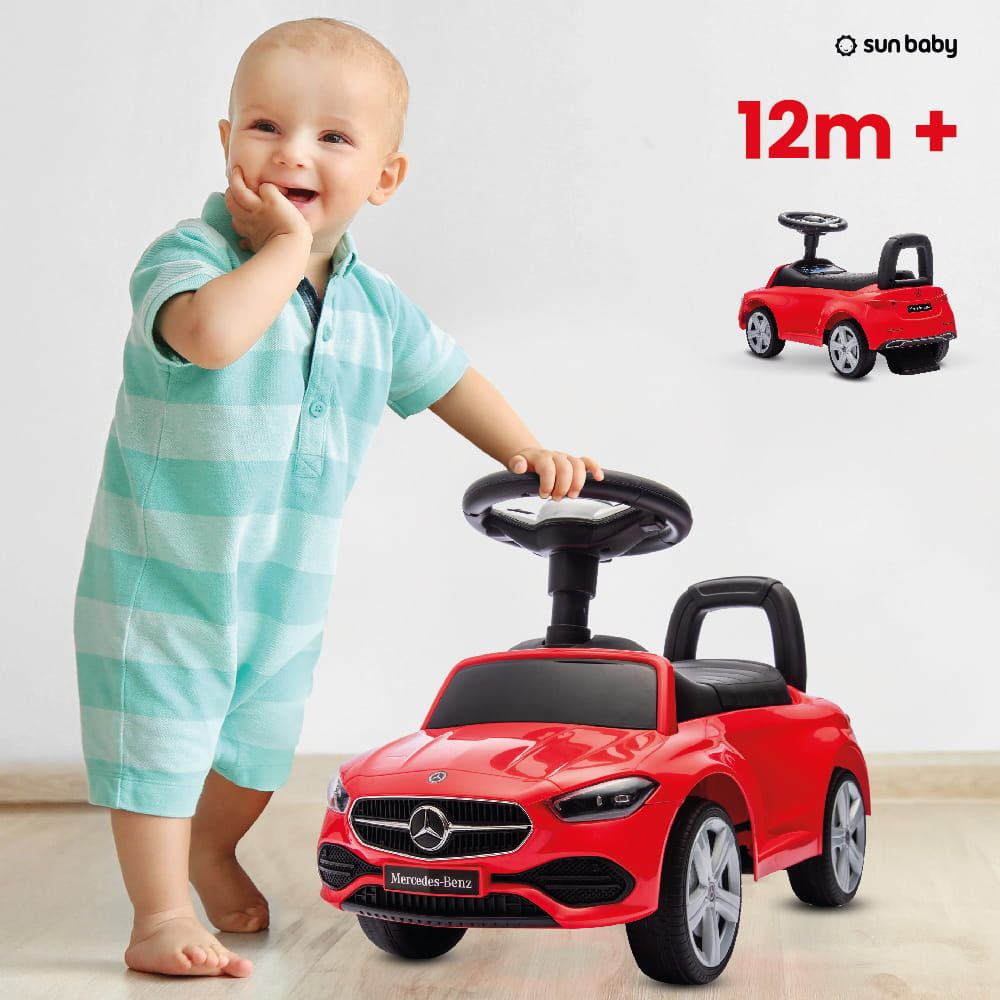 Jeździk pchacz chodzik Mercedes C-Class czerwony Sun Baby