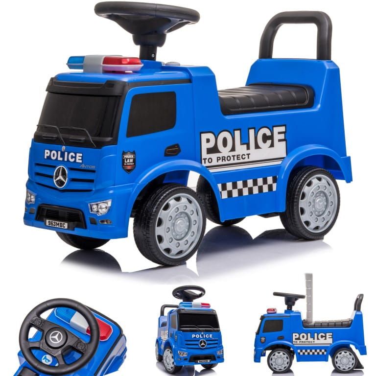Jeździk pchacz chodzik Mercedes Antos Policja