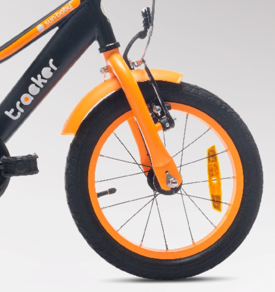 Opona rowerowa 14 cali 14x1,75 44-254 Tracker bike czarna