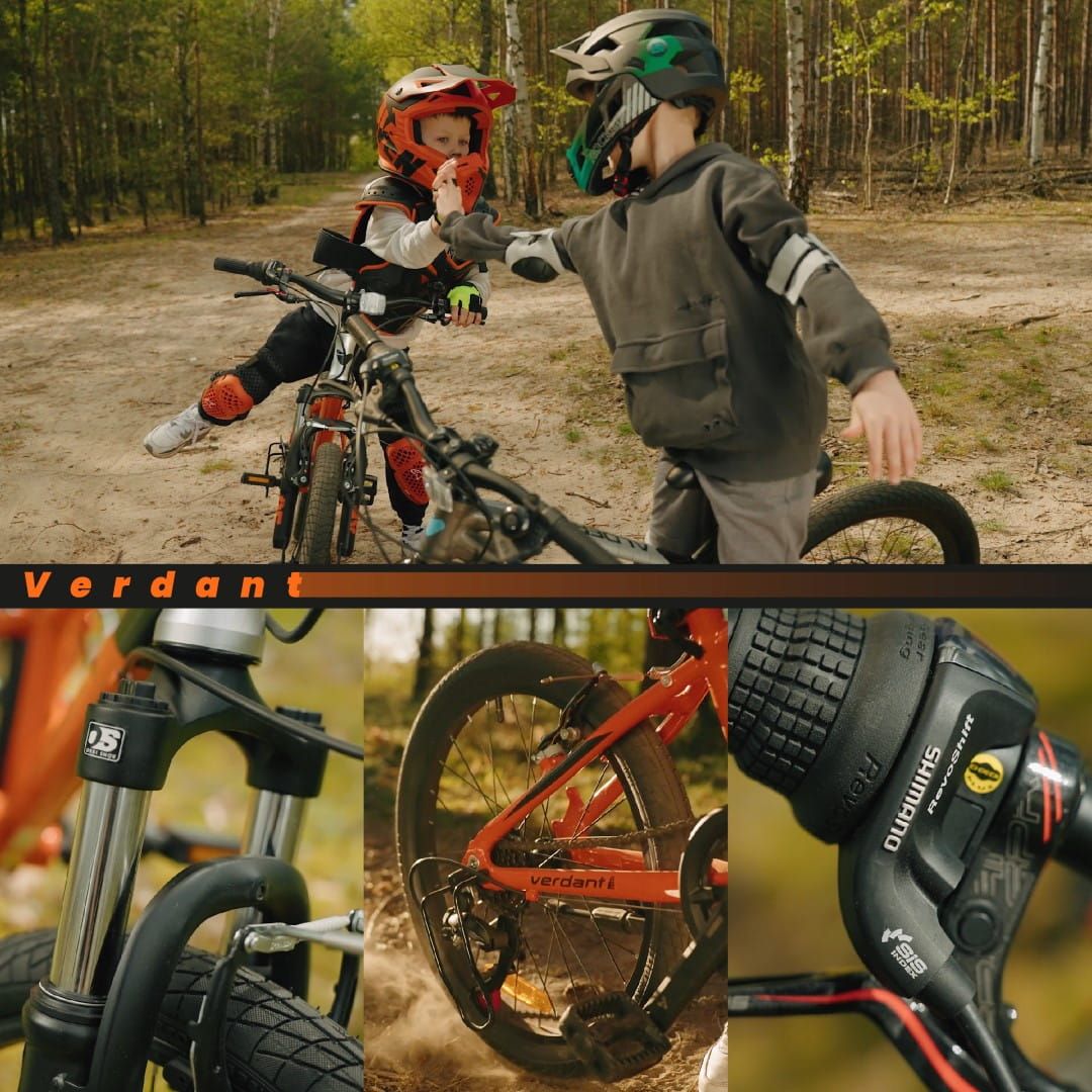 Rower 20 cali  dla chłopca ALU, lekki MTB Shimano 6 biegów Verdant Brier