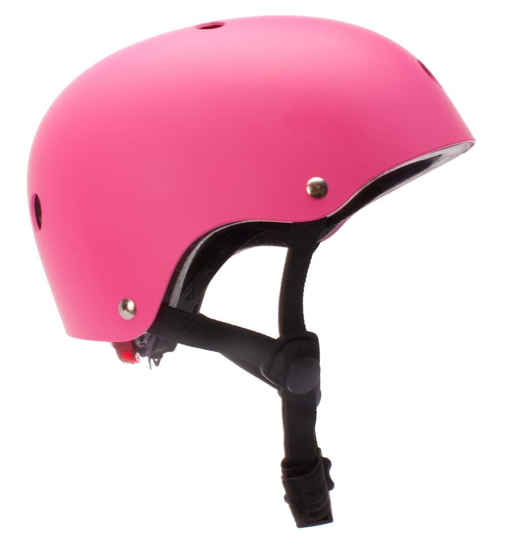 Kask rowerowy dla dzieci HEART BIKE Love 2 RIDE S 50-54 cm lampka LED klips magnetyczny Candy Pink