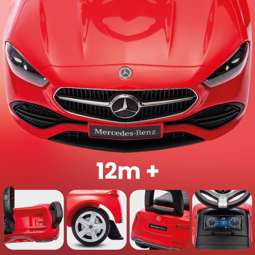 Jeździk pchacz chodzik Mercedes C-Class czerwony Sun Baby