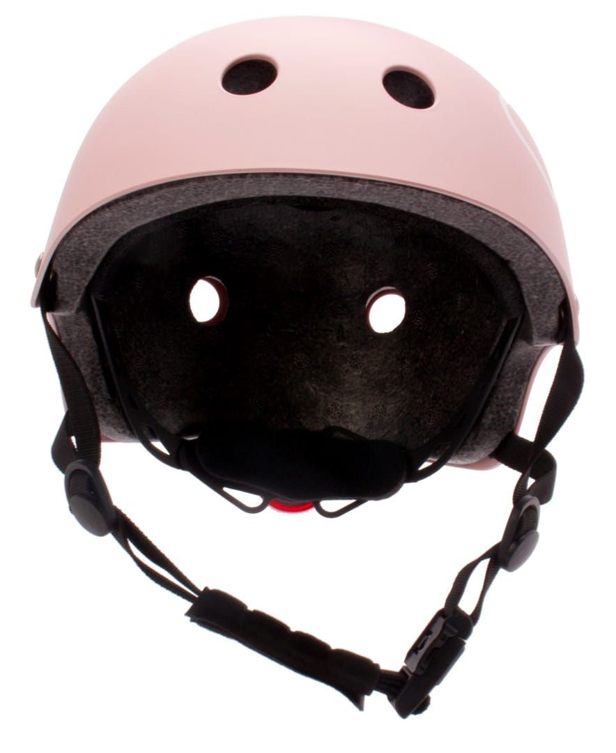 Kask rowerowy dla dzieci HEART BIKE Love 2 RIDE S 50-54 cm lampka LED klips magnetyczny Powder Pink