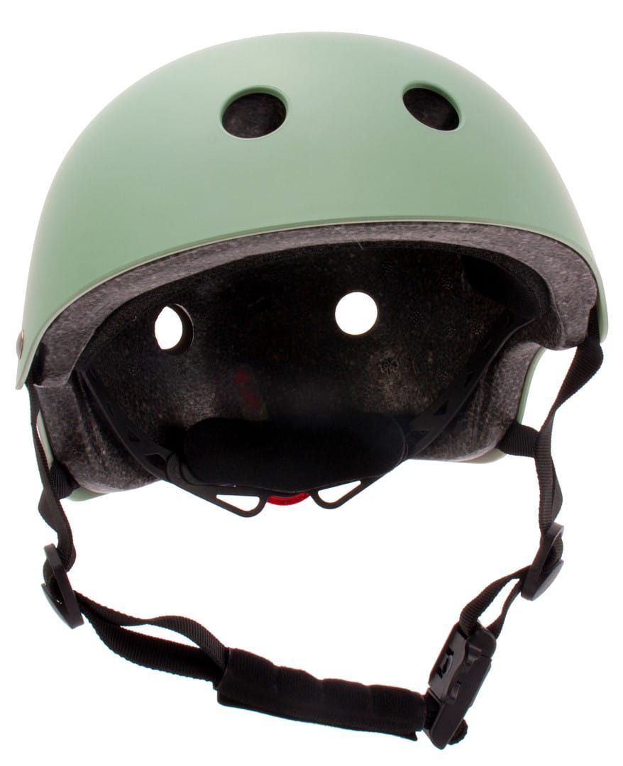 Kask rowerowy dla dzieci HEART BIKE Love 2 RIDE S 50-54 cm lampka LED klips magnetyczny Pistachio