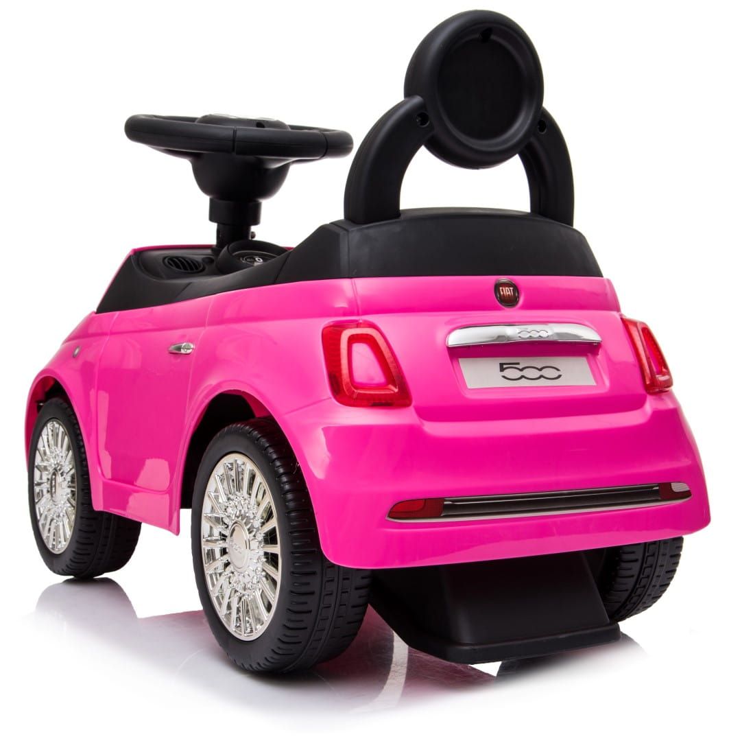 Jeździk pchacz chodzik Fiat 500 różowy