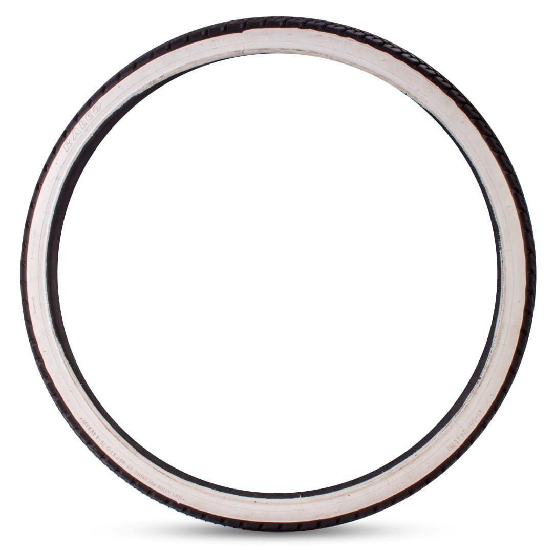 Opona rowerowa 24 cale 24x1,75 47-507 czarna biała