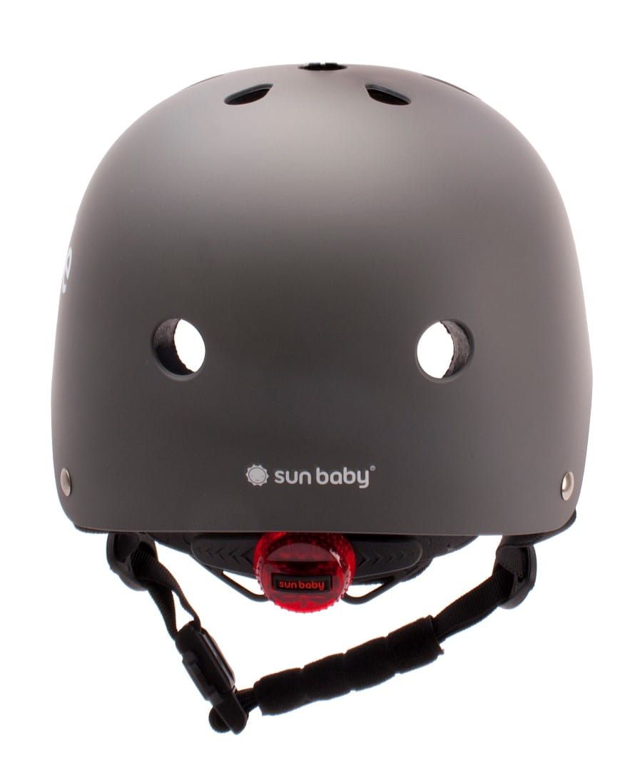 Kask rowerowy dla dzieci HEART BIKE Love 2 RIDE S 50-54 cm lampka LED klips magnetyczny Graphite