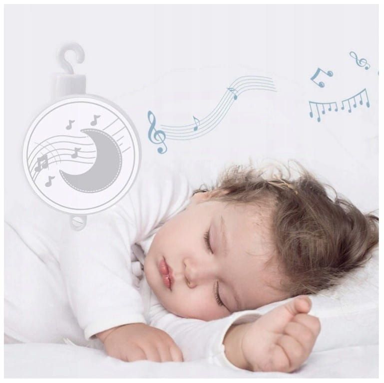 Karuzela do łóżeczka z pozytywką Pomponiki Sun Baby
