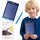 Graphics drawing tablet for children Znikopis Stylus Board Notebook 8.5 inch blue Sun Baby