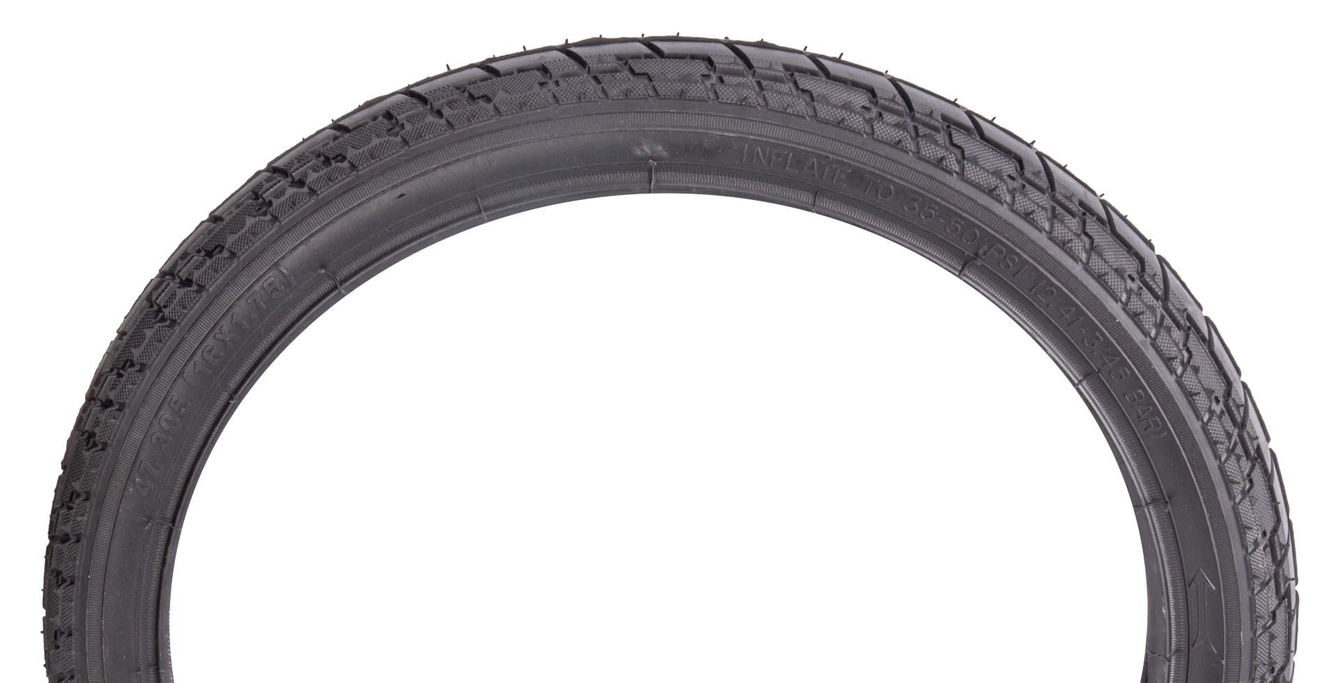 Opona rowerowa 20 cali 20x1,75 47-406 czarna