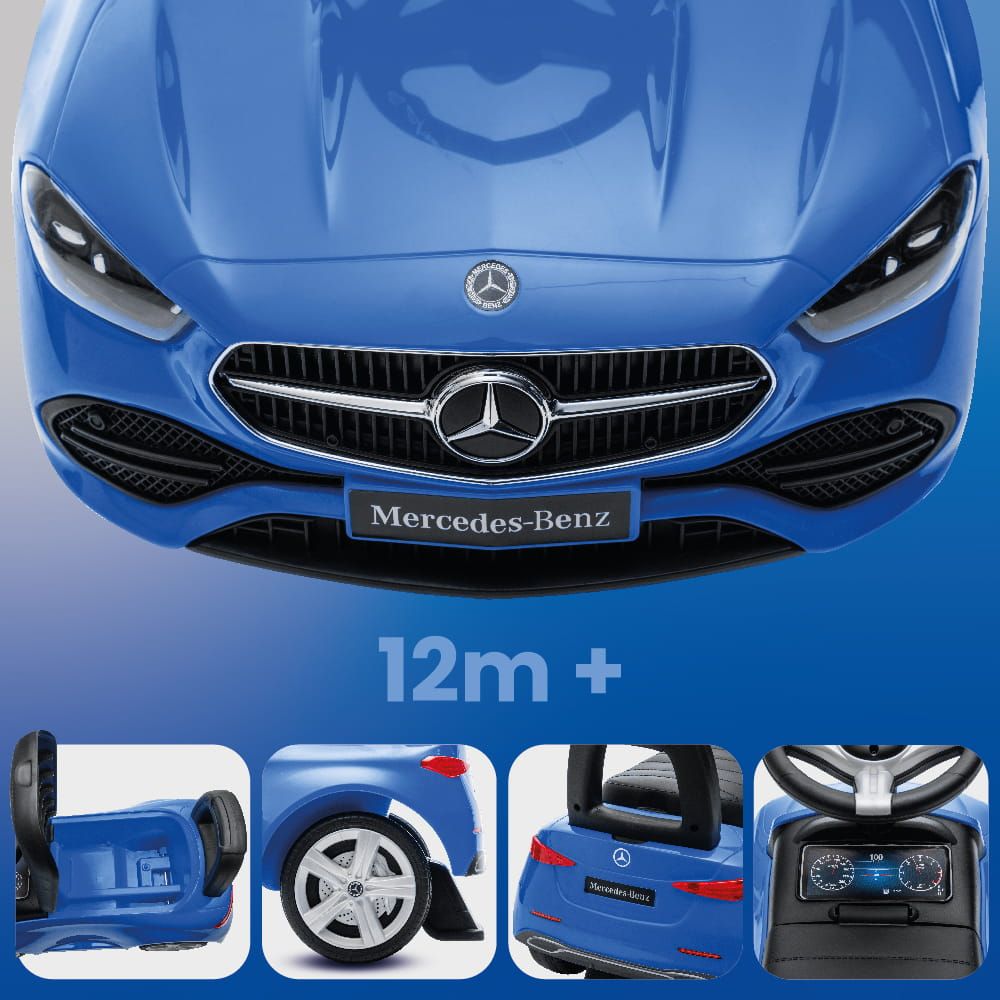Jeździk pchacz chodzik Mercedes C-Class niebieski Sun Baby