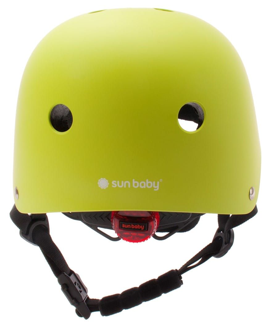 Kask rowerowy dla dzieci HEART BIKE Love 2 RIDE S 50-54 cm lampka LED klips magnetyczny Lime