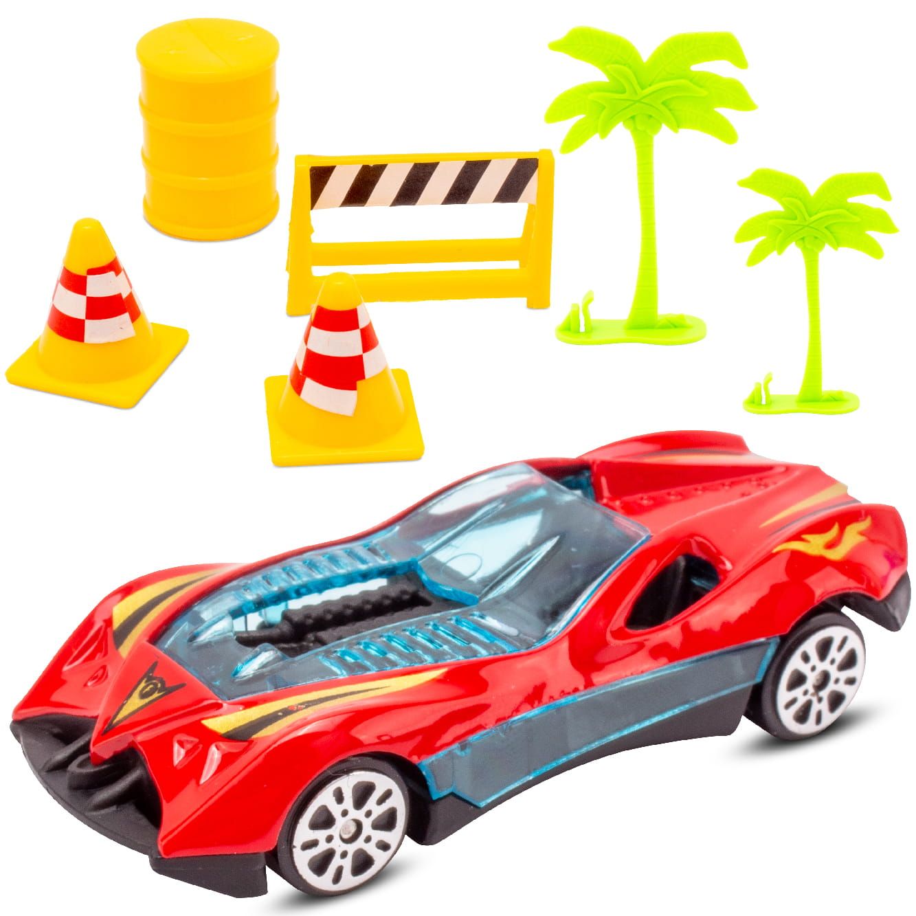 Tor wyścigowy samochodowy wyrzutnia Rekin 1 auto samochód resorak Sun Baby