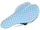 Children's bicycle seat 20" saddle 20 inches blue with white hearts