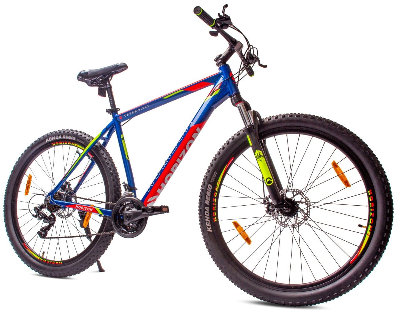 29-Zoll-Mountainbike mit Shimano-Schaltung, leichtem Aluminiumrahmen, Tatra Bikes Horizon, blau