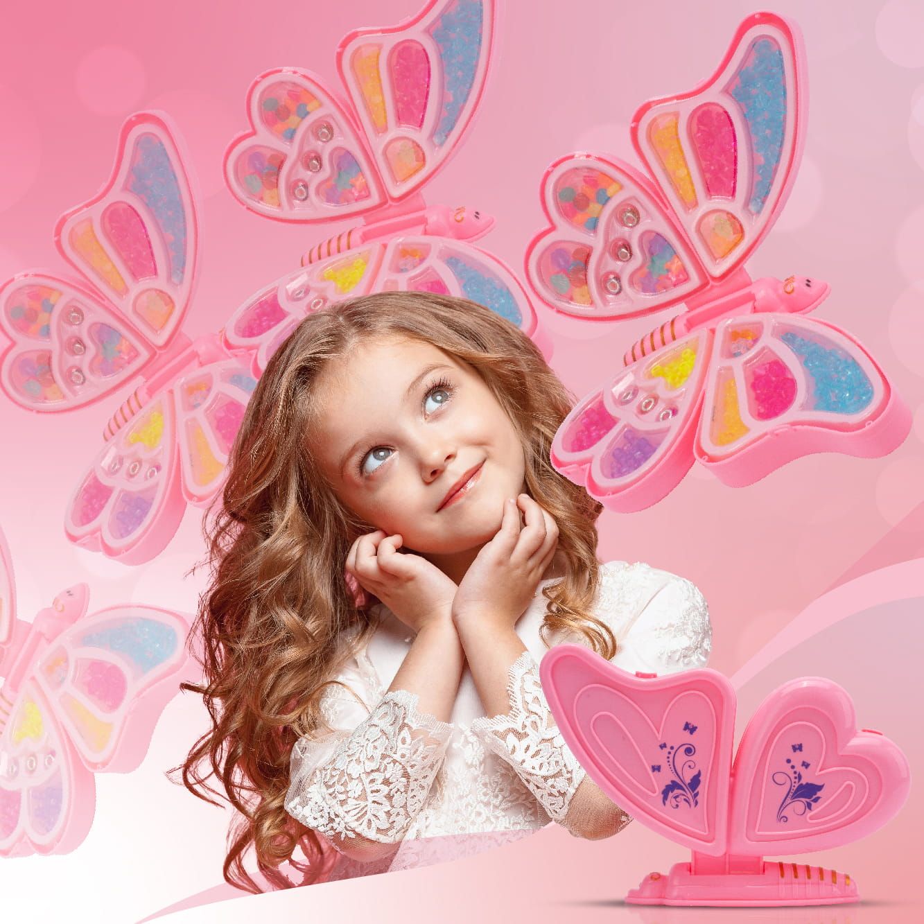 Zestaw do robienia bransoletek biżuterii koraliki Diy Motyl 2w1 Sun Baby
