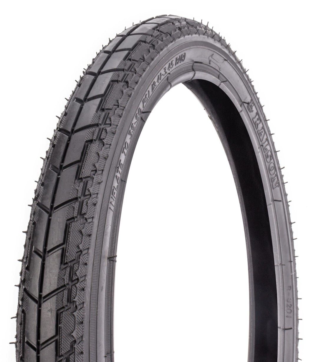 Opona rowerowa 14 cali 14x1,75 44-254 Tracker bike czarna