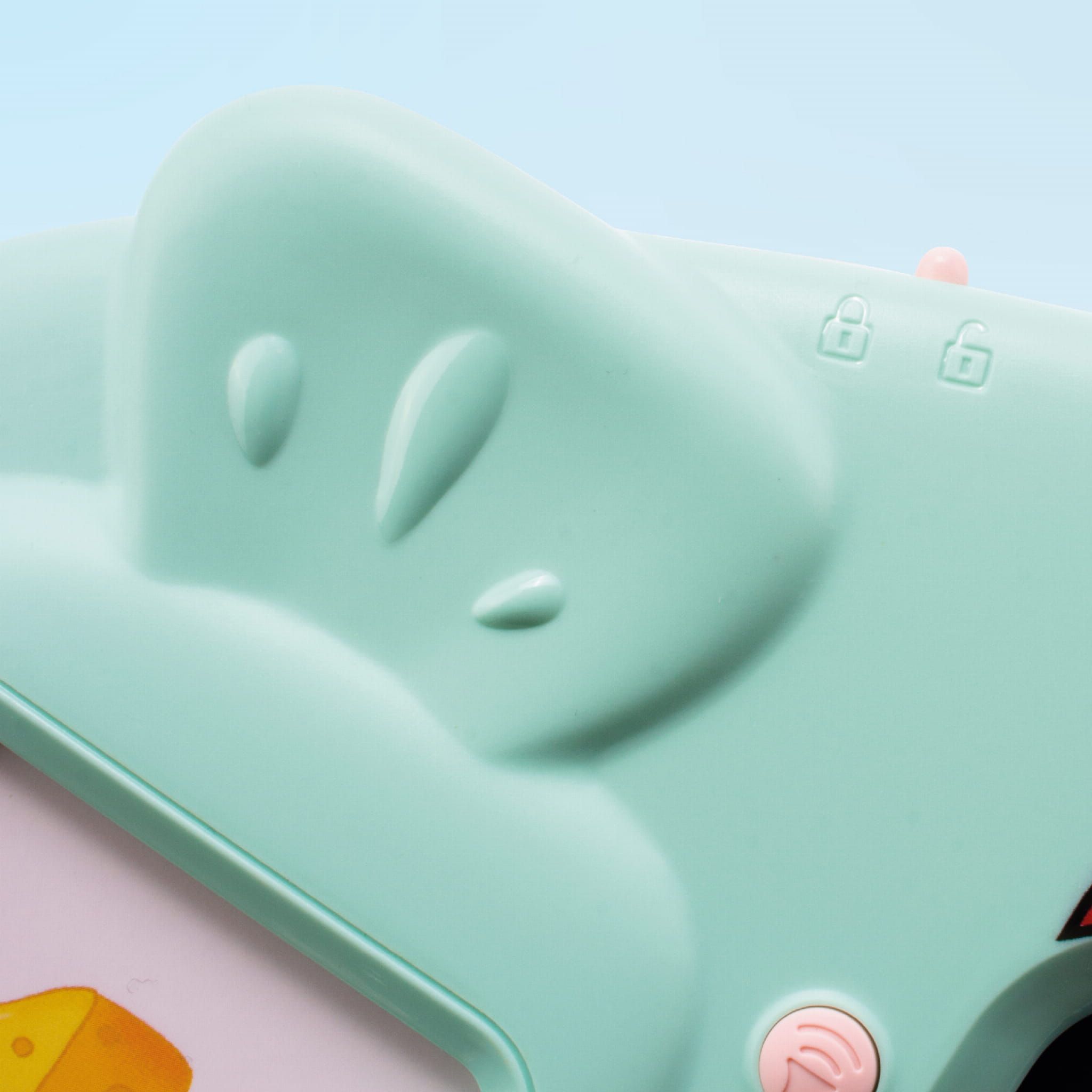 Tablet do rysowania znikopis Czytnik kart do nauki języka angielskiego 2w1 112 kart dwustronnych zielony Sun Baby