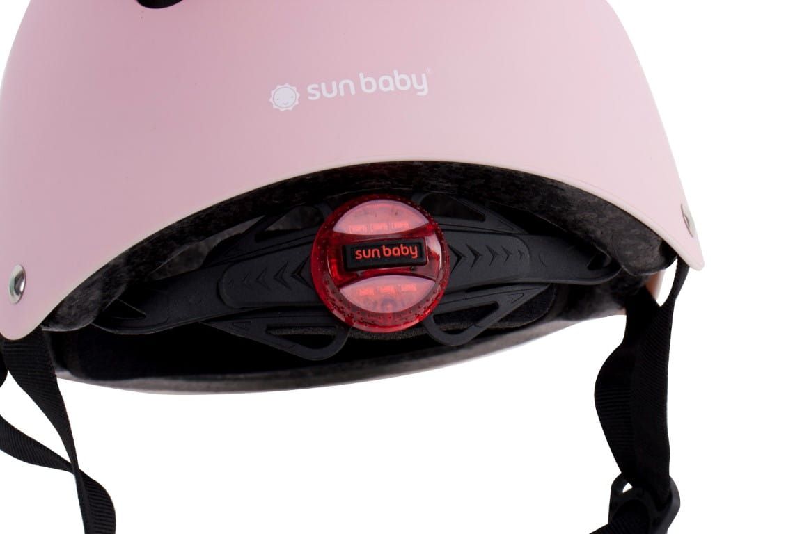 Kask rowerowy dla dzieci M 3-7 lat różowy Sun Baby